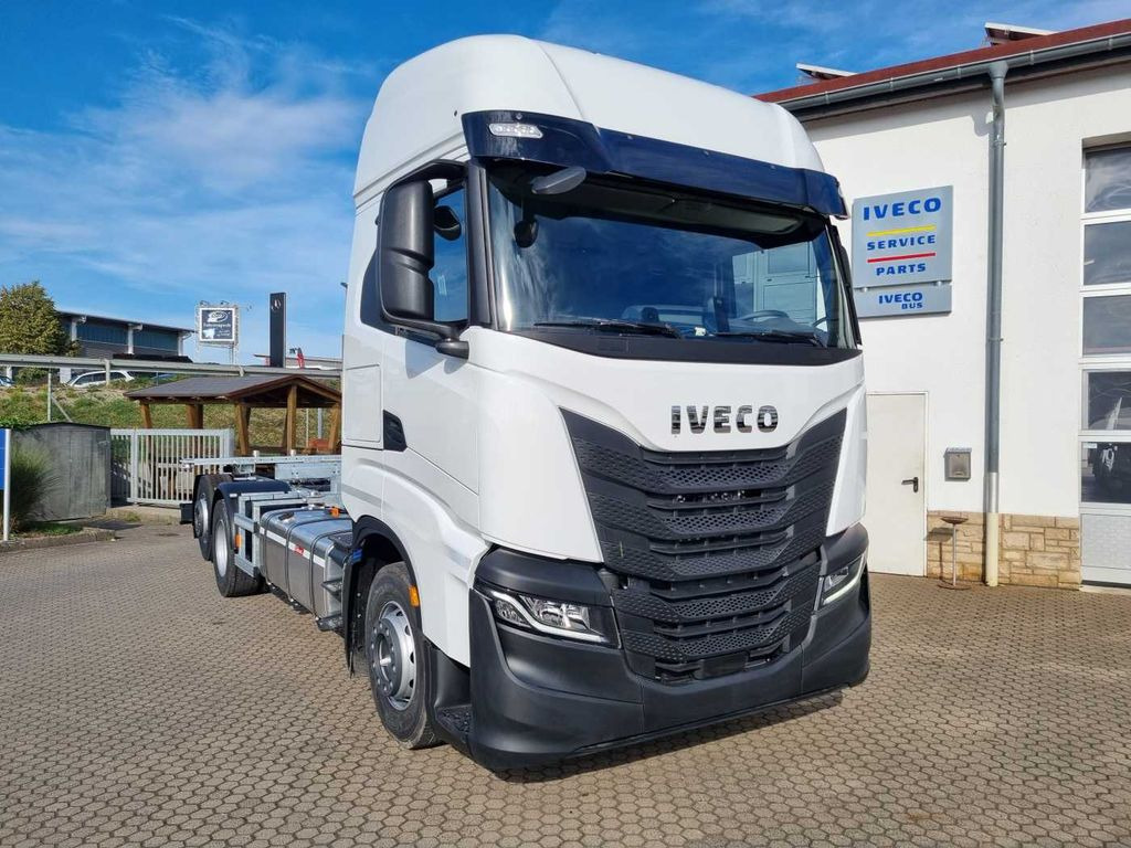 Iveco S-Way AS260S46 6x2 BDF-Wechsler Intarder 2x vorh - Контейнеровоз/ Сменна каросерия камион: снимка 1 Iveco S-Way AS260S46 6x2 BDF-Wechsler Intarder 2x vorh - Контейнеровоз/ Сменна каросерия камион: снимка 1