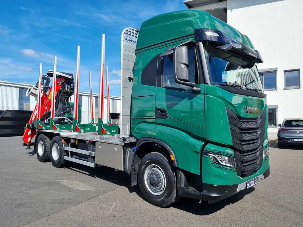 Iveco X-Way AS300X57 Z/P HR ON+ 6x4 (6x6 Hi Traction) - Камион за дърва, Камион с кран: снимка 3 Iveco X-Way AS300X57 Z/P HR ON+ 6x4 (6x6 Hi Traction) - Камион за дърва, Камион с кран: снимка 3