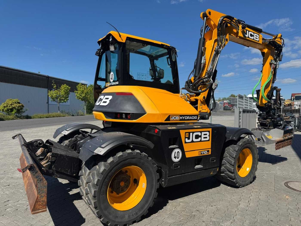 Колесен багер JCB Hydradig HD 110WT / 2021 / 516h! / Tiltrotator: снимка 9