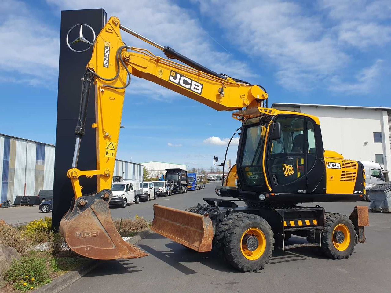 JCB JS 175 W / 2024 / nur 622h! / 1x Tieflöffel - Колесен багер: снимка 1 JCB JS 175 W / 2024 / nur 622h! / 1x Tieflöffel - Колесен багер: снимка 1