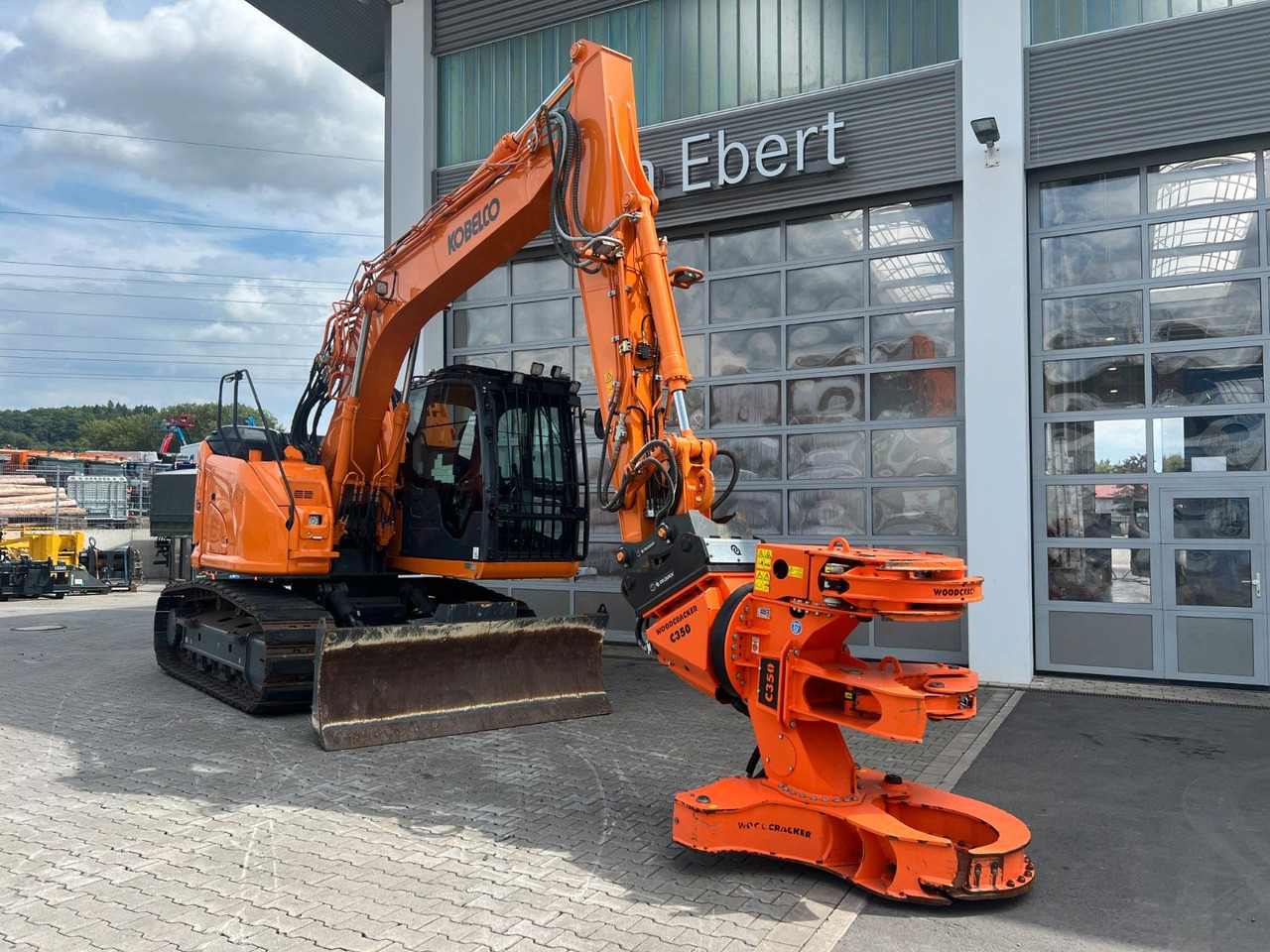 Kobelco ED160 BR-7 / nur 999h! / Woodcracker Löffelpaket - Верижен багер: снимка 3 Kobelco ED160 BR-7 / nur 999h! / Woodcracker Löffelpaket - Верижен багер: снимка 3