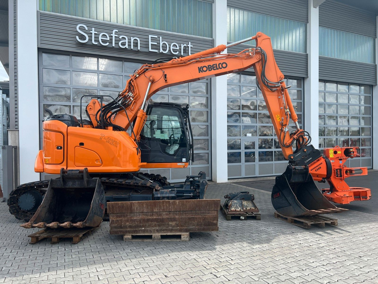 Kobelco ED160 BR-7 / nur 999h! / Woodcracker Löffelpaket - Верижен багер: снимка 1 Kobelco ED160 BR-7 / nur 999h! / Woodcracker Löffelpaket - Верижен багер: снимка 1