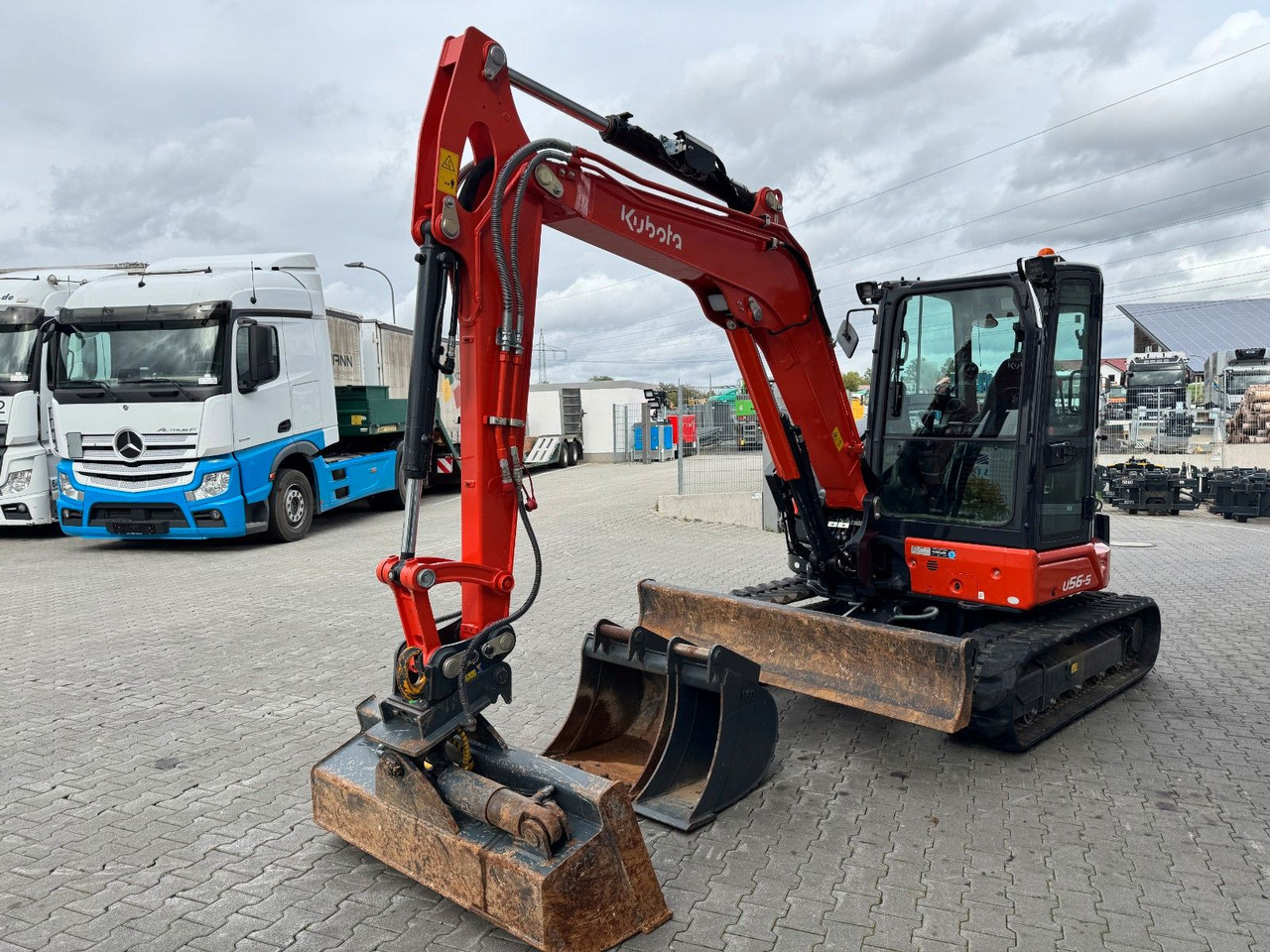 Kubota U56-5 / MS03 / nur 190h! / Löffelpaket - Мини багер: снимка 5 Kubota U56-5 / MS03 / nur 190h! / Löffelpaket - Мини багер: снимка 5