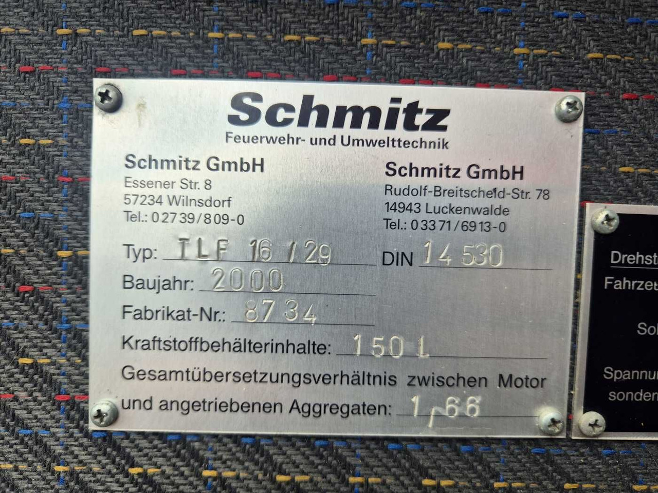 Камион цистерна MAN 14.224 4x4 TLF 16/29 Tanklöschfahrzeug Feuerwehr: снимка 14