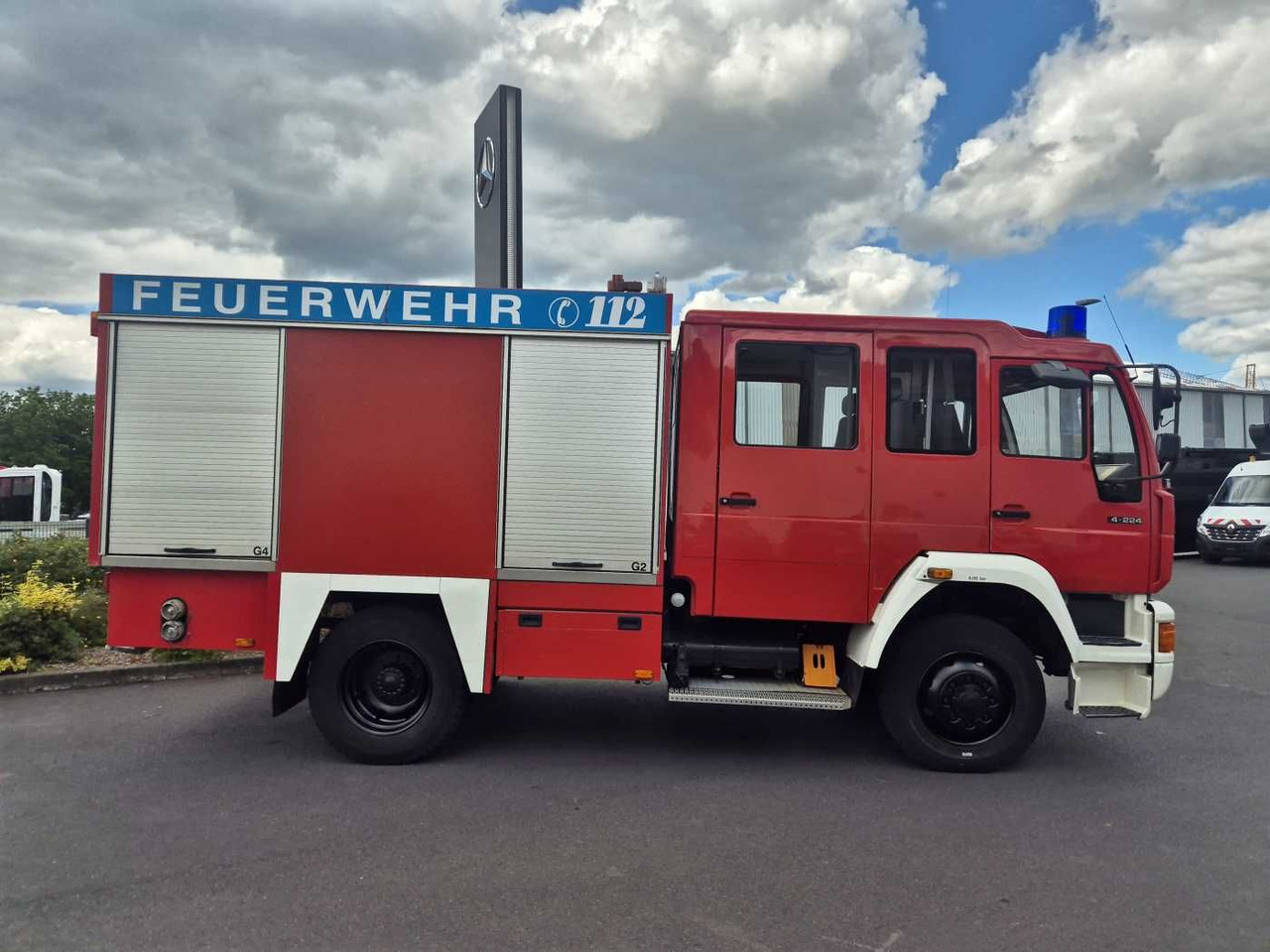 Камион цистерна MAN 14.224 4x4 TLF 16/29 Tanklöschfahrzeug Feuerwehr: снимка 6