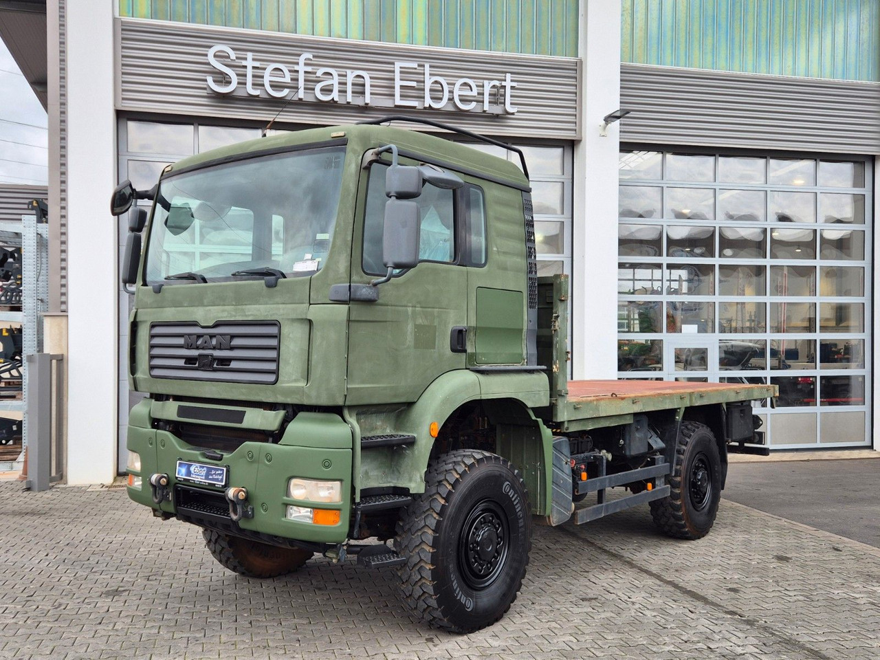 MAN TGA 18.360 4x4 BB Pritsche Single Bereifung - Бордови камион: снимка 1 MAN TGA 18.360 4x4 BB Pritsche Single Bereifung - Бордови камион: снимка 1