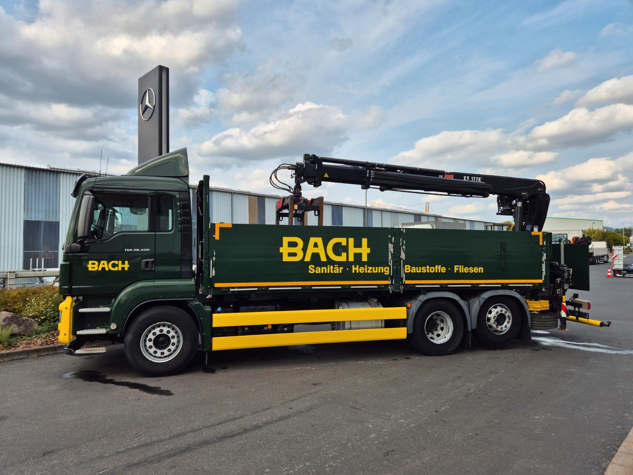 MAN TGS 26.420 6x2-4 LL Hiab 177K PRO 2 Stück - Бордови камион, Камион с кран: снимка 5 MAN TGS 26.420 6x2-4 LL Hiab 177K PRO 2 Stück - Бордови камион, Камион с кран: снимка 5