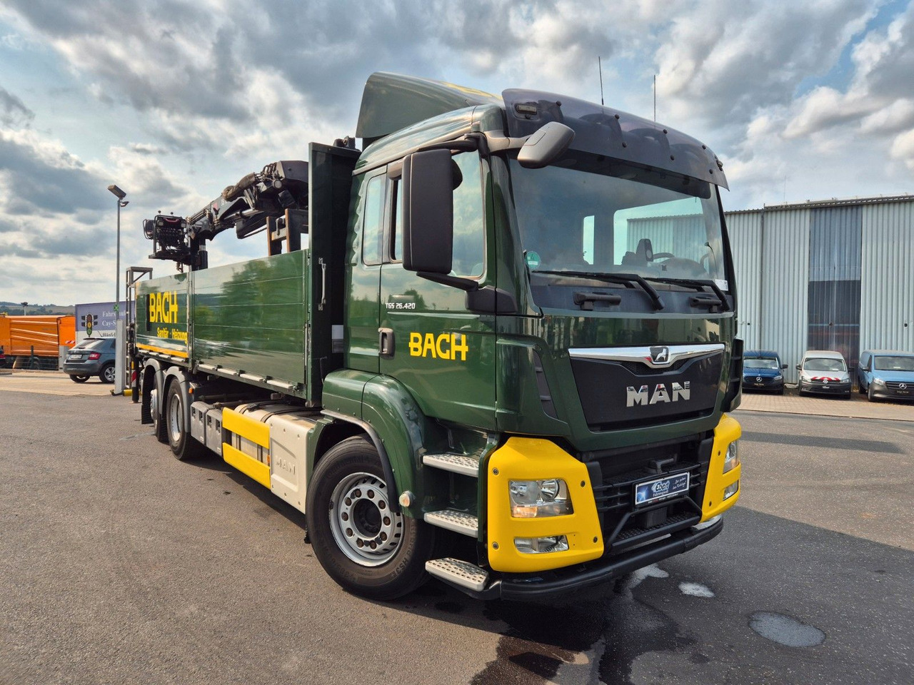 MAN TGS 26.420 6x2-4 LL Hiab 177K PRO 2 Stück - Камион с кран: снимка 3 MAN TGS 26.420 6x2-4 LL Hiab 177K PRO 2 Stück - Камион с кран: снимка 3