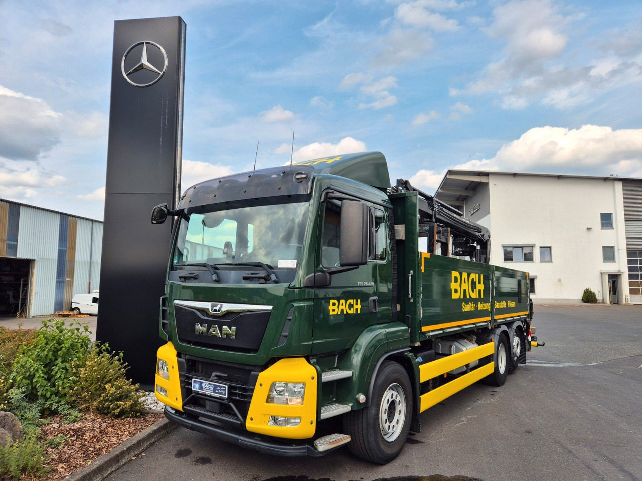 MAN TGS 26.420 6x2-4 LL Hiab 177K PRO 2 Stück - Бордови камион, Камион с кран: снимка 2 MAN TGS 26.420 6x2-4 LL Hiab 177K PRO 2 Stück - Бордови камион, Камион с кран: снимка 2