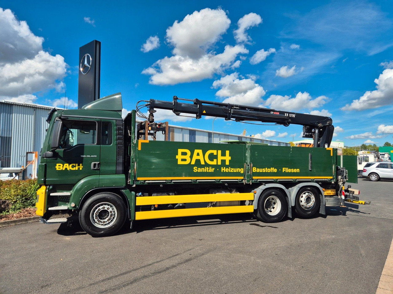 MAN TGS 26.420 6x2-4 LL Hiab 177K PRO 2 Stück - Камион с кран: снимка 4 MAN TGS 26.420 6x2-4 LL Hiab 177K PRO 2 Stück - Камион с кран: снимка 4