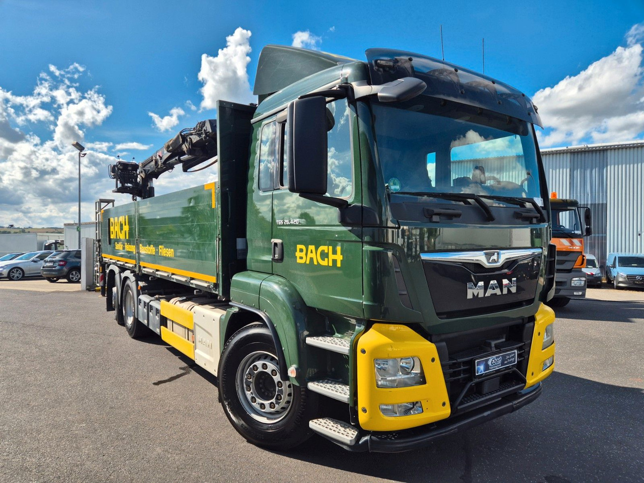 MAN TGS 26.420 6x2-4 LL Hiab 177K PRO 2 Stück - Камион с кран: снимка 3 MAN TGS 26.420 6x2-4 LL Hiab 177K PRO 2 Stück - Камион с кран: снимка 3