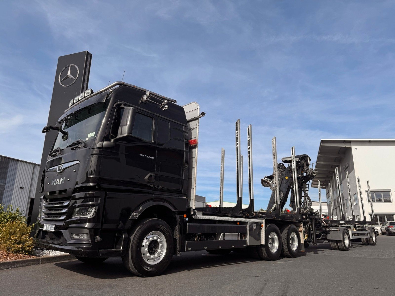 MAN TGX 33.640 6x4 BL Palfinger Q150Z96 - Камион за дърва, Камион с кран: снимка 1 MAN TGX 33.640 6x4 BL Palfinger Q150Z96 - Камион за дърва, Камион с кран: снимка 1