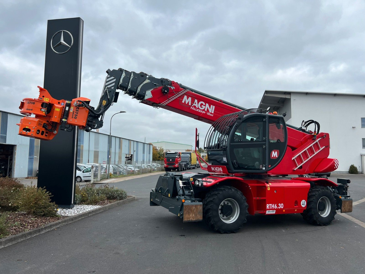 Magni RTH 6.30 SH / Fällkran / Westtech CS750 - Телескопичен товарач: снимка 1 Magni RTH 6.30 SH / Fällkran / Westtech CS750 - Телескопичен товарач: снимка 1