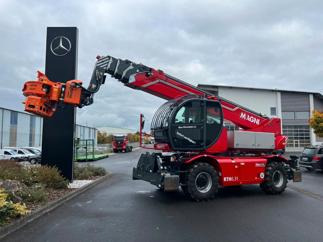 Magni RTH 6.31 SH / Fällkran 2 / Westtech CS750 - Телескопичен товарач: снимка 1 Magni RTH 6.31 SH / Fällkran 2 / Westtech CS750 - Телескопичен товарач: снимка 1