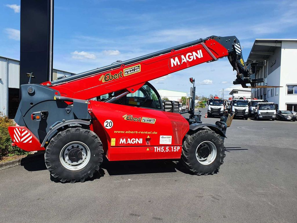 Телескопичен товарач Magni TH 5,5.15 P / 5,5to - 15m / 102PS / Korb: снимка 6