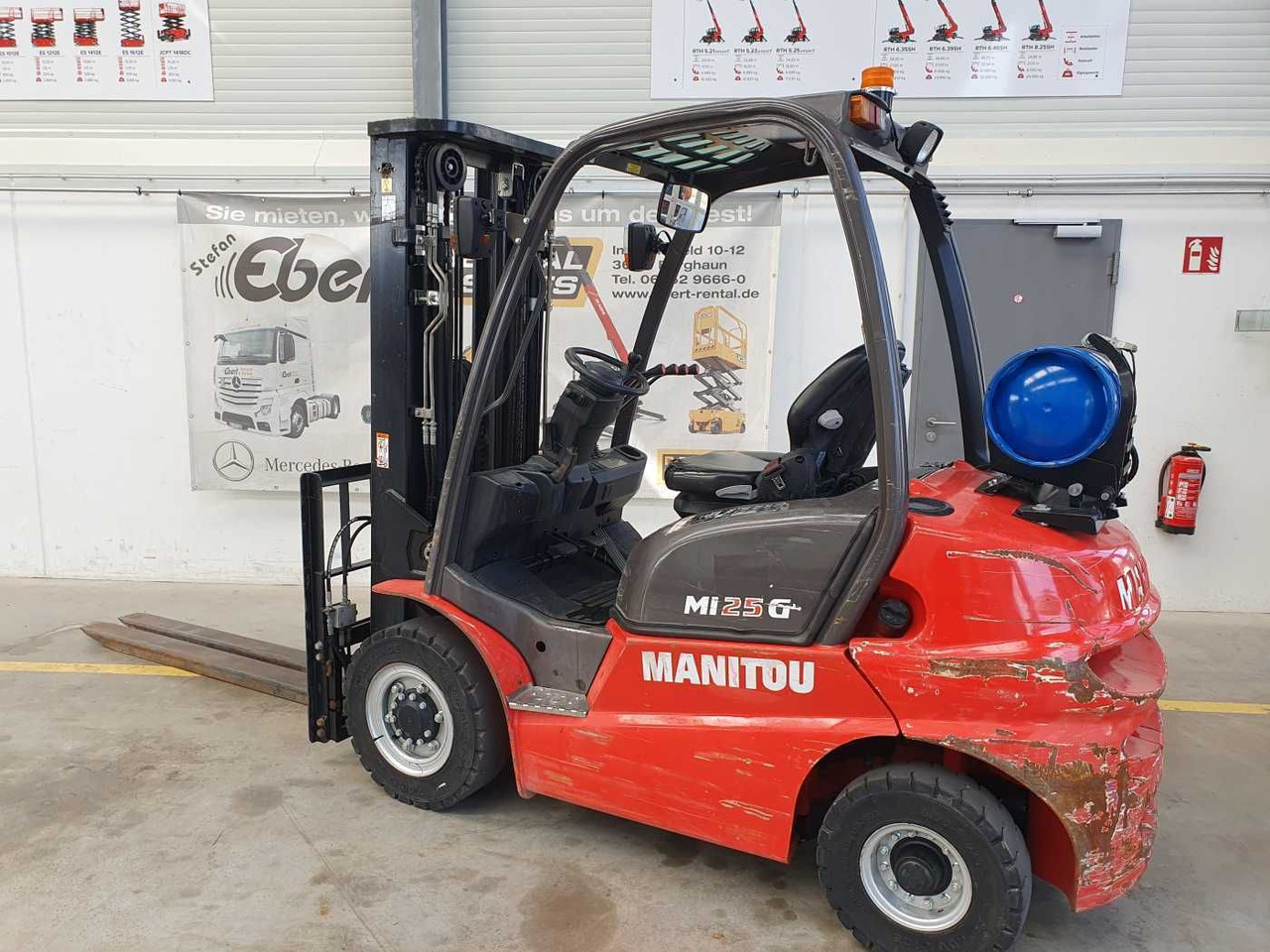 Manitou MI 25 G / Triplex: 4.70m / nur 1.976h! / SS - Газокар: снимка 5 Manitou MI 25 G / Triplex: 4.70m / nur 1.976h! / SS - Газокар: снимка 5