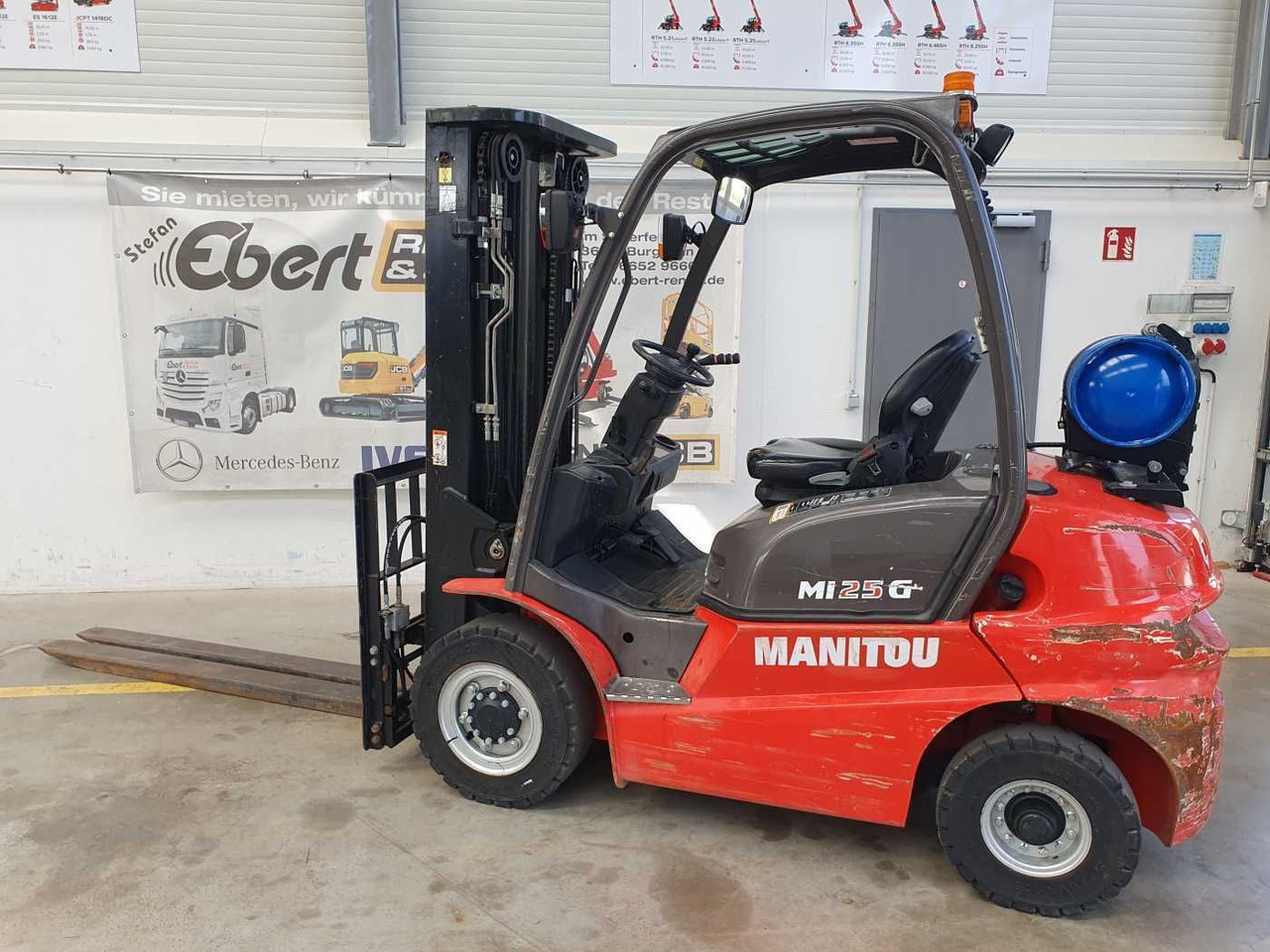 Manitou MI 25 G / Triplex: 4.70m / nur 1.976h! / SS - Газокар: снимка 2 Manitou MI 25 G / Triplex: 4.70m / nur 1.976h! / SS - Газокар: снимка 2