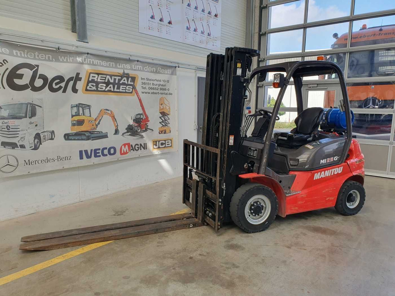 Manitou MI 25 G / Triplex: 4.70m / nur 1.976h! / SS - Газокар: снимка 3 Manitou MI 25 G / Triplex: 4.70m / nur 1.976h! / SS - Газокар: снимка 3