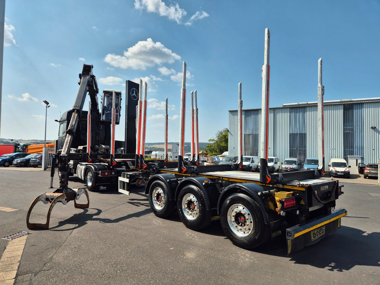 Mercedes-Benz Arocs 1853 LS 4x4 HAD Palfinger Q170Z96+Doll H3L - Камион за дърва, Камион с кран: снимка 5 Mercedes-Benz Arocs 1853 LS 4x4 HAD Palfinger Q170Z96+Doll H3L - Камион за дърва, Камион с кран: снимка 5