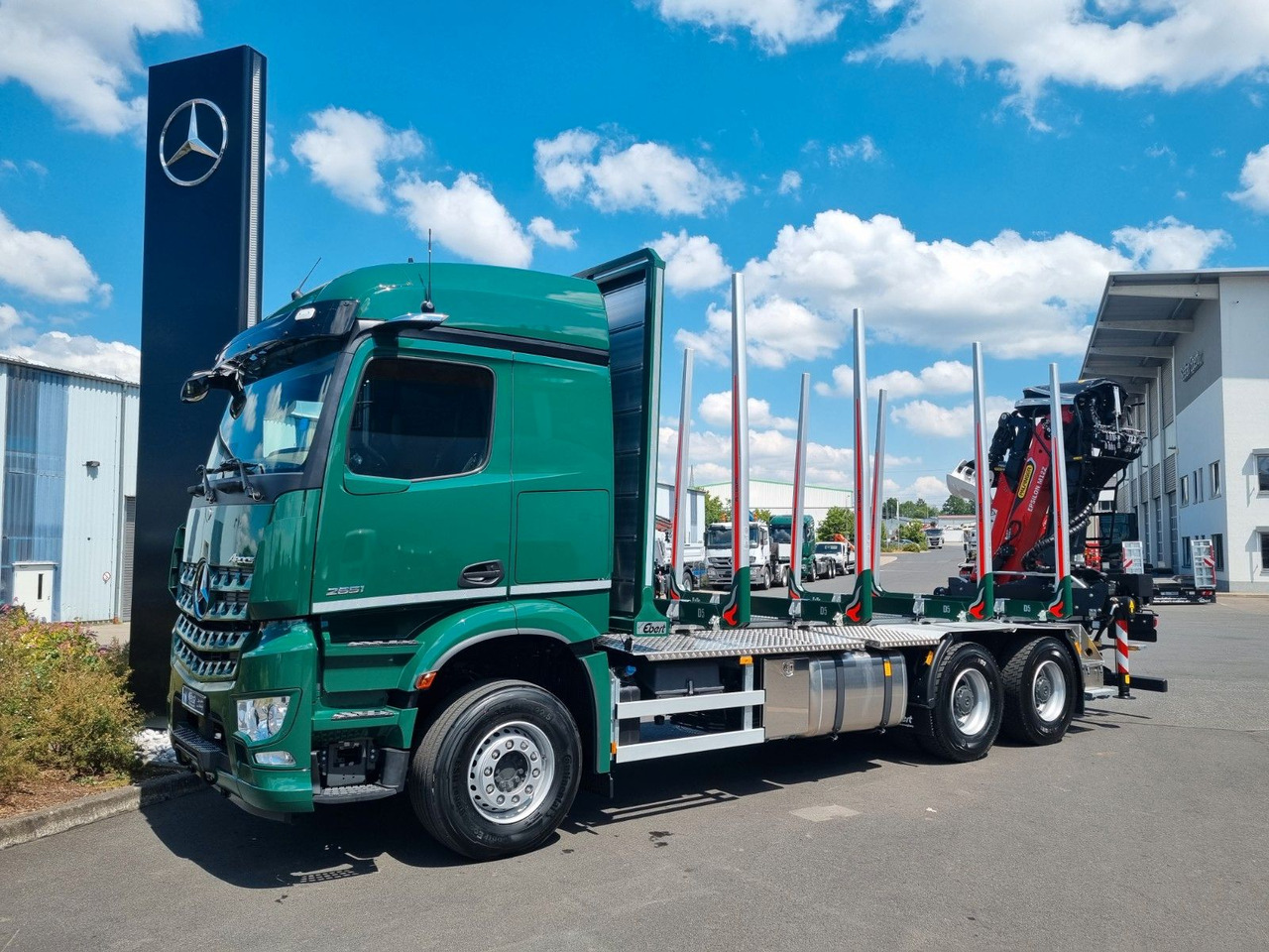 Mercedes-Benz Arocs 2651L 6x4 Palfinger-EPSILON Y Crane M12Z91 - Камион за дърва, Камион с кран: снимка 3 Mercedes-Benz Arocs 2651L 6x4 Palfinger-EPSILON Y Crane M12Z91 - Камион за дърва, Камион с кран: снимка 3