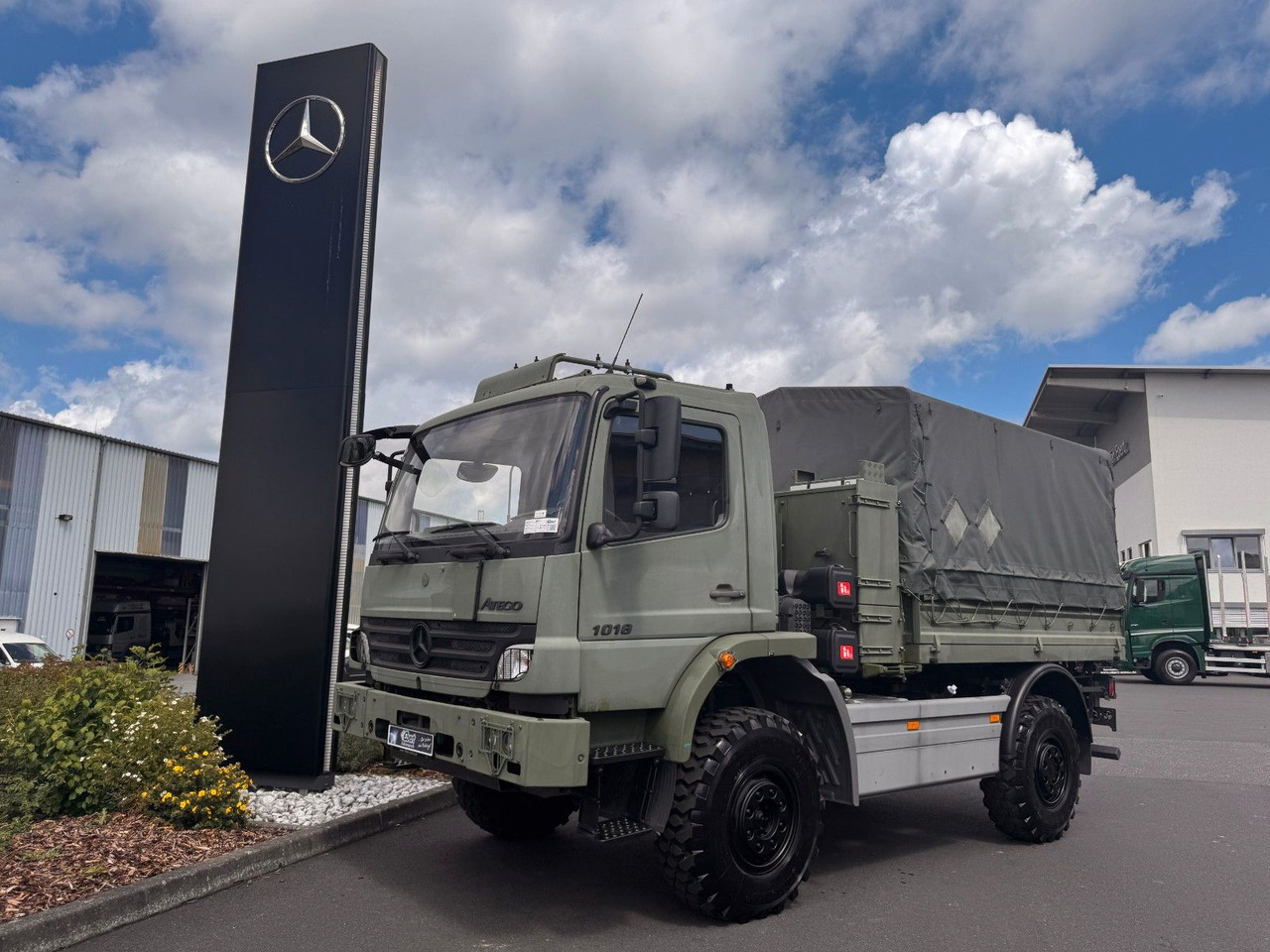 Mercedes-Benz Atego 1018 A 4x4 Singlebereifung 7 Stück vorh. - Бордови камион: снимка 1 Mercedes-Benz Atego 1018 A 4x4 Singlebereifung 7 Stück vorh. - Бордови камион: снимка 1