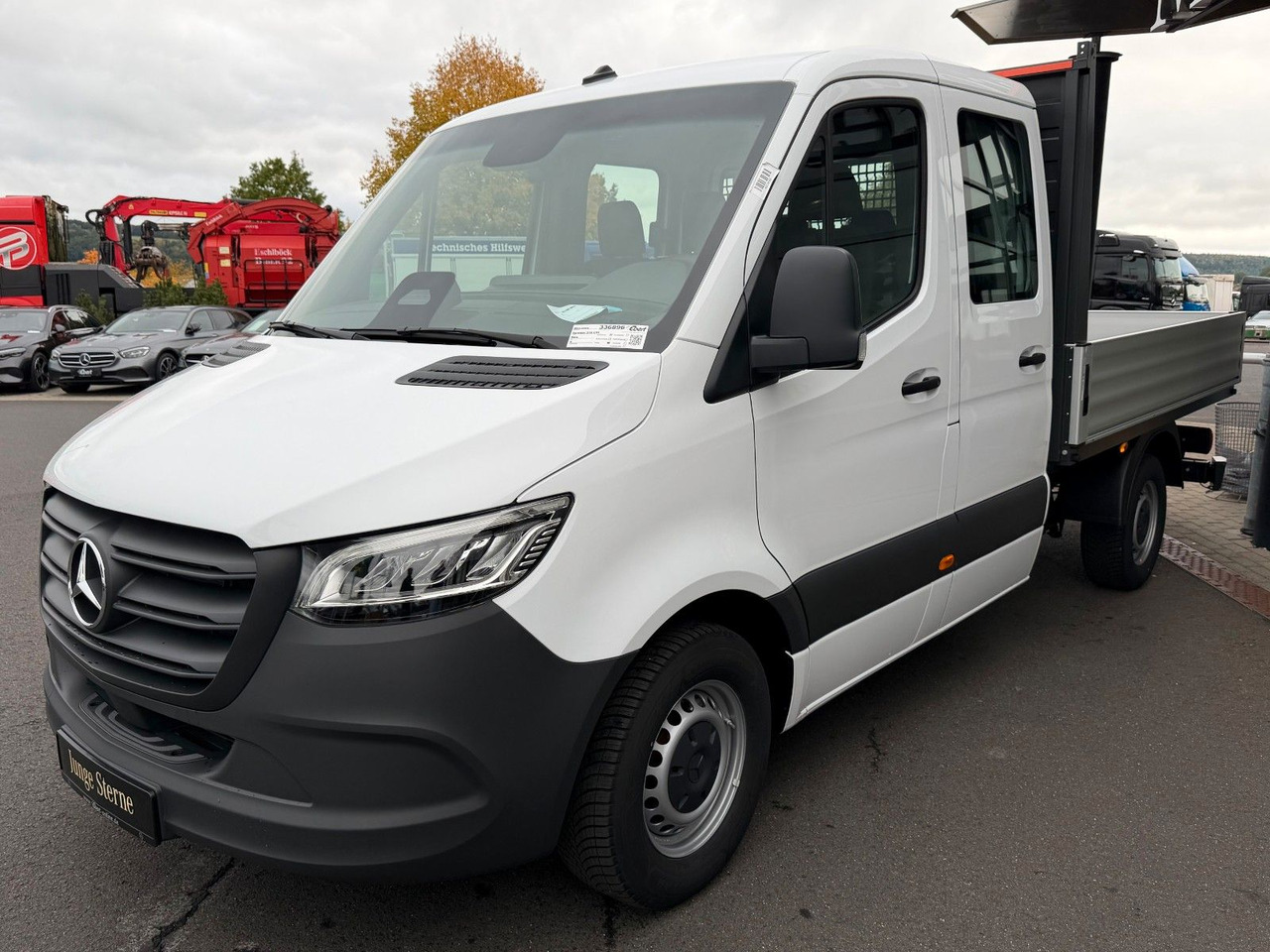 Mercedes-Benz Sprinter 319 CDI 3665 DoKa AHK Klima LED - Бордови бус, Бус с двойна кабина: снимка 3 Mercedes-Benz Sprinter 319 CDI 3665 DoKa AHK Klima LED - Бордови бус, Бус с двойна кабина: снимка 3