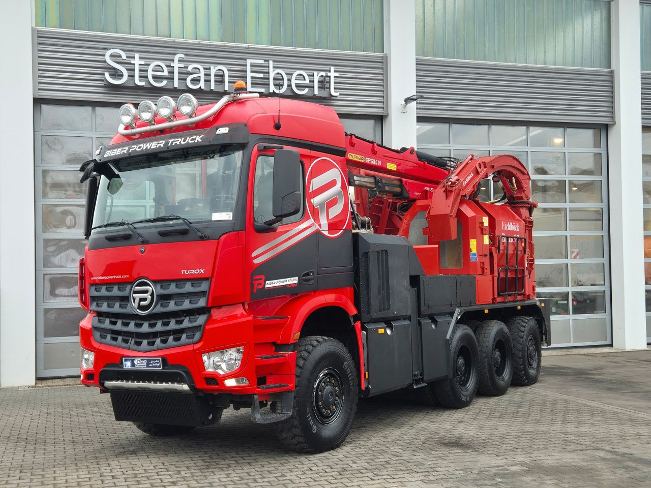 Mercedes-Benz TUROX 8x8 Eschlböck Biber 92 Holzhacker / 1.512h - Камион за дърва, Камион с кран: снимка 3 Mercedes-Benz TUROX 8x8 Eschlböck Biber 92 Holzhacker / 1.512h - Камион за дърва, Камион с кран: снимка 3