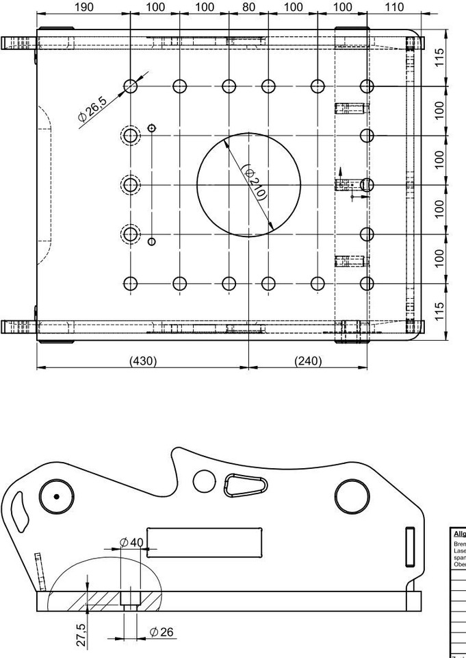 Бързо сменник OilQuick OQ70/55 Adapterplatte für Westtech NEU: снимка 11