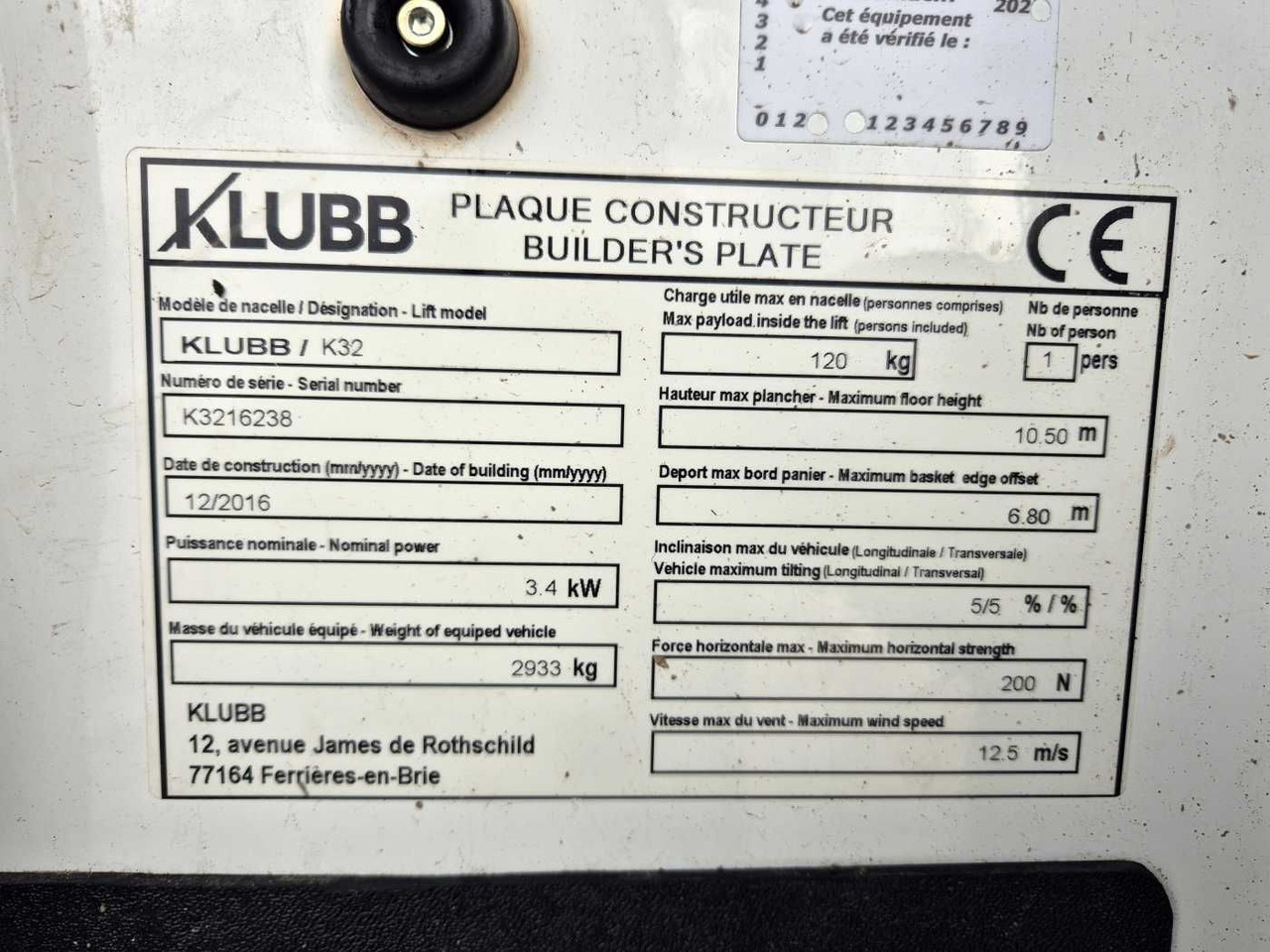 Автовишка Opel Movano 2.3 CDTI  /KLUBB K32, 12,5m: снимка 12