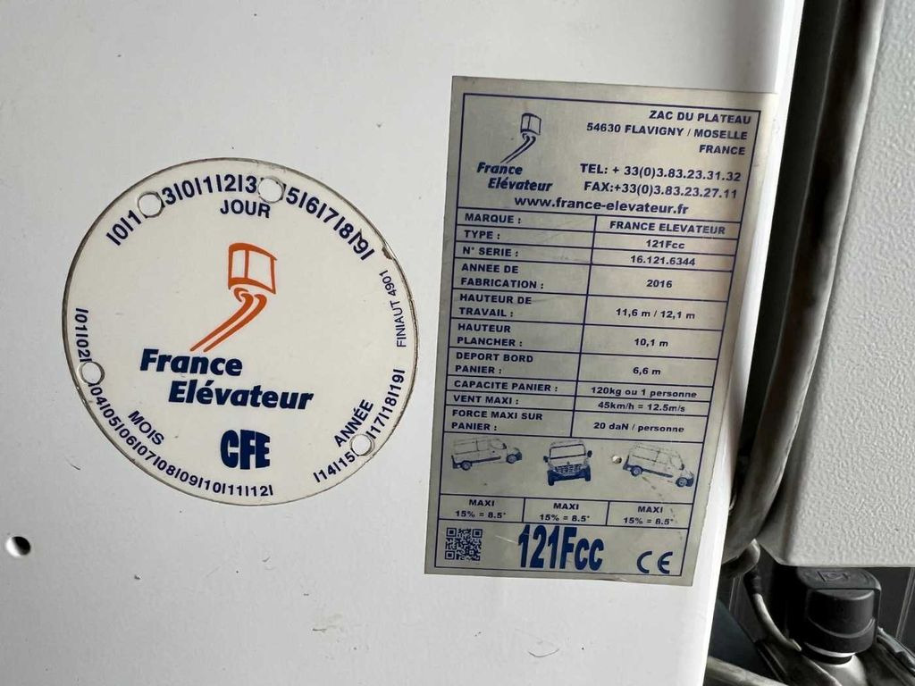 Автовишка, Лекотоварен автомобил Renault Master 2.3 dCi / France Elevateur 121FCC, 12m: снимка 12