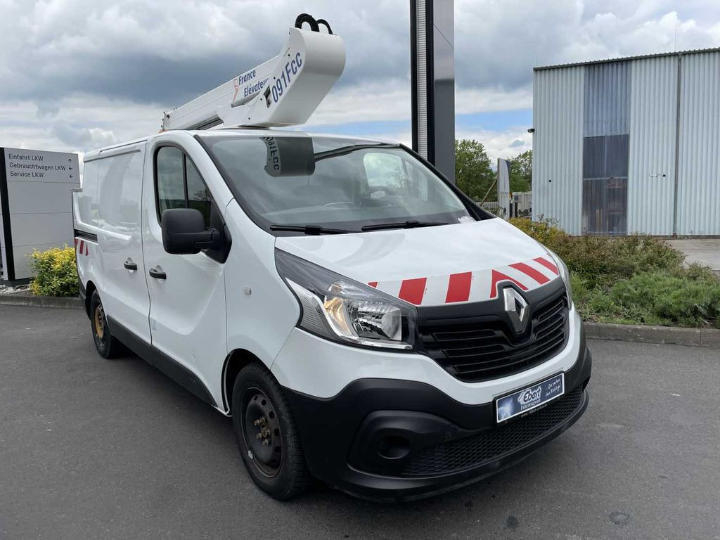 Автовишка, Лекотоварен автомобил Renault Trafic dCi 120 L1H1 / France Elavateur 091F 9m: снимка 7