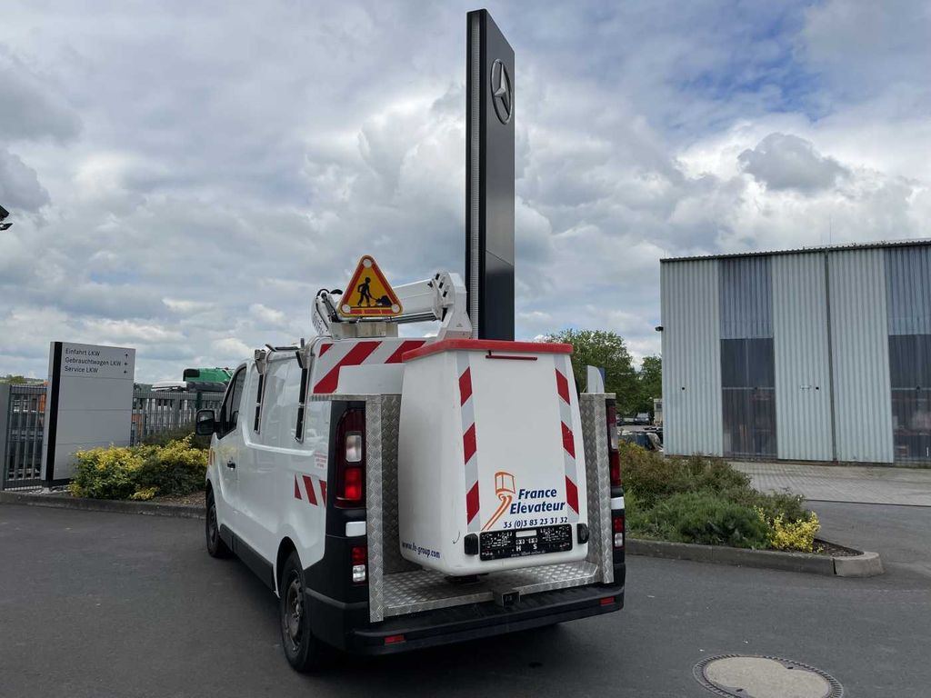 Автовишка, Лекотоварен автомобил Renault Trafic dCi 120 L1H1 / France Elavateur 091F 9m: снимка 10