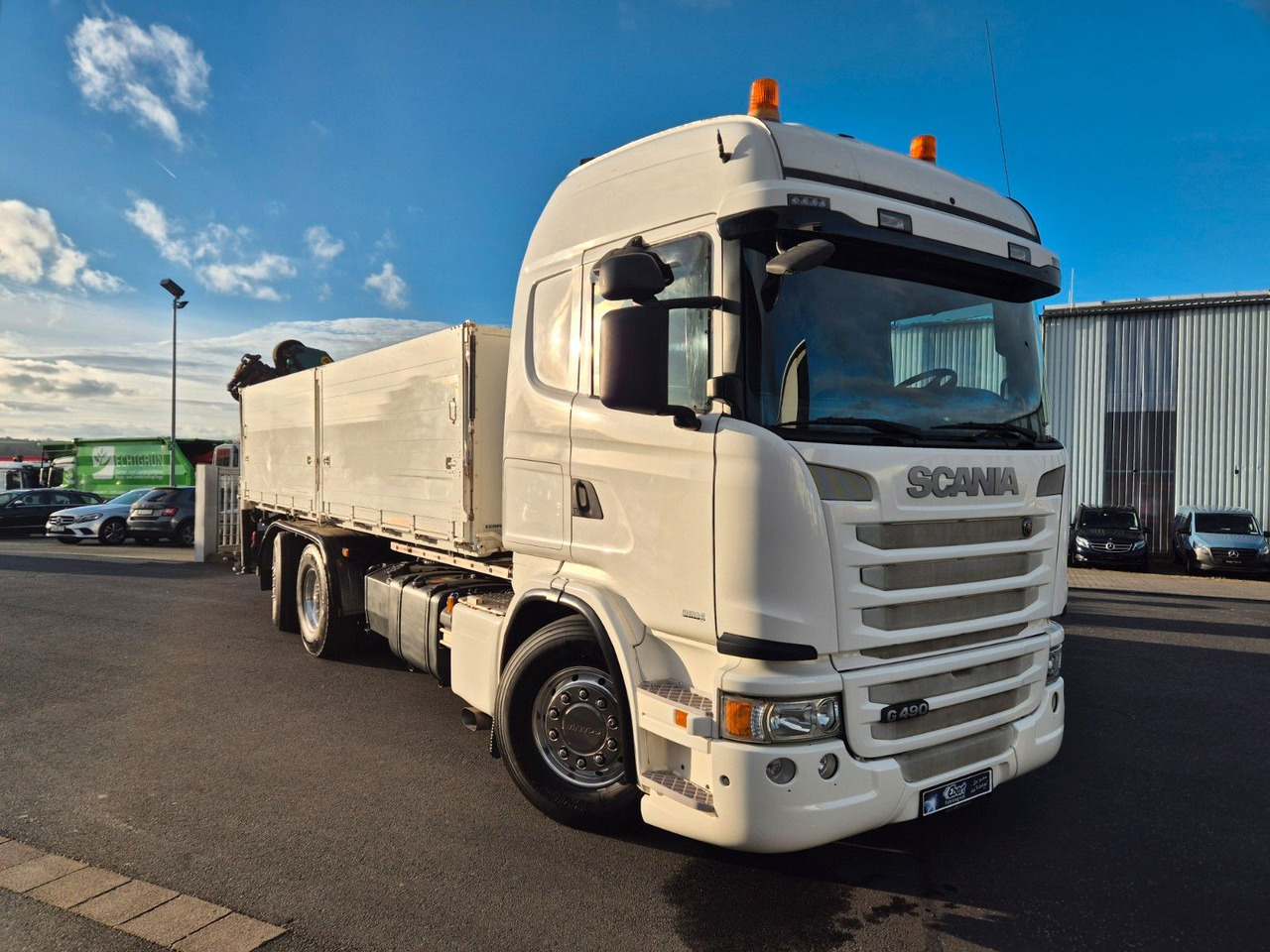 Scania G490 LB6x2*4HNB Palfinger PK 18002-EH D Funk AHK - Самосвал камион, Камион с кран: снимка 3 Scania G490 LB6x2*4HNB Palfinger PK 18002-EH D Funk AHK - Самосвал камион, Камион с кран: снимка 3