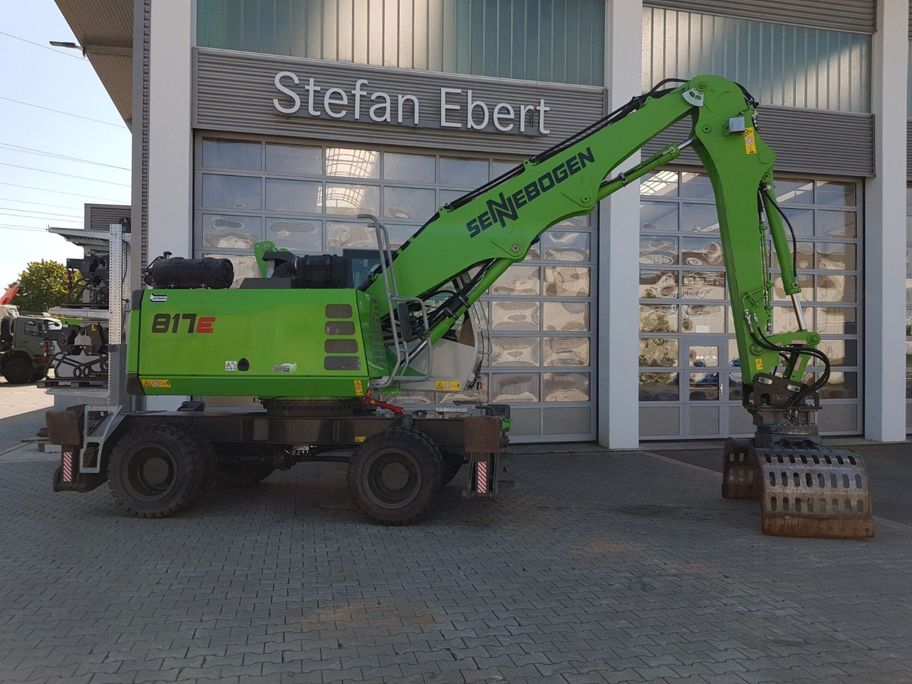 Sennebogen 817E / nur: 1.374h / 2019 / Sortiergreifer - Колесен багер: снимка 1 Sennebogen 817E / nur: 1.374h / 2019 / Sortiergreifer - Колесен багер: снимка 1