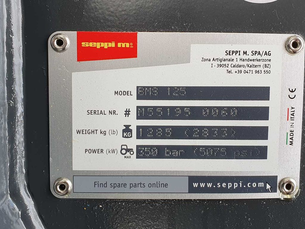 Нови Горски мулчер Seppi M. BMS 125 / 13-30t Forstmulcher Drehmotor: снимка 11