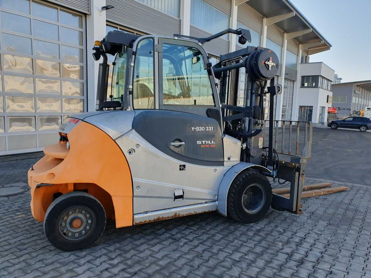 Still RX70-80 / Duplex: 4.70m! / Zinkenversteller / SS - Дизелов мотокар: снимка 2 Still RX70-80 / Duplex: 4.70m! / Zinkenversteller / SS - Дизелов мотокар: снимка 2
