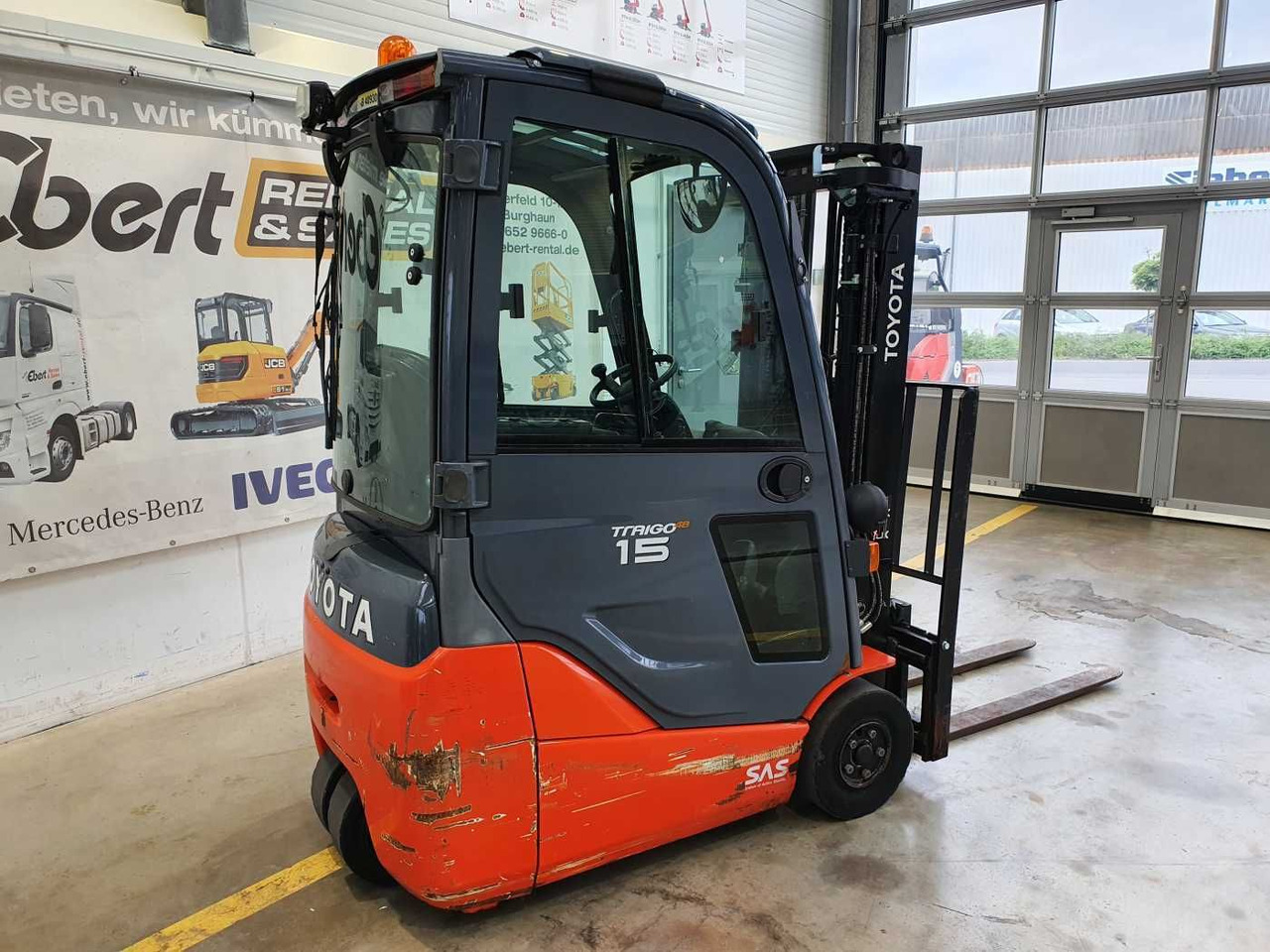Toyota 8FBET15 / Batterie 07/2023 / HH: 4.3m! / 2.849h - Електрокар: снимка 3 Toyota 8FBET15 / Batterie 07/2023 / HH: 4.3m! / 2.849h - Електрокар: снимка 3