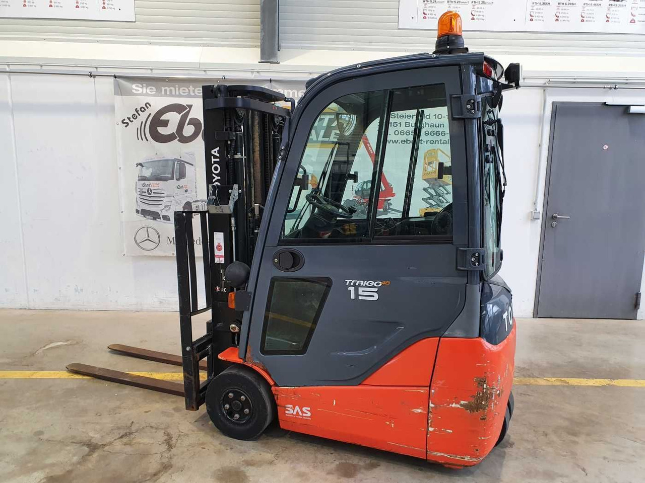 Toyota 8FBET15 / Batterie 07/2023 / HH: 4.3m! / 2.849h - Електрокар: снимка 5 Toyota 8FBET15 / Batterie 07/2023 / HH: 4.3m! / 2.849h - Електрокар: снимка 5