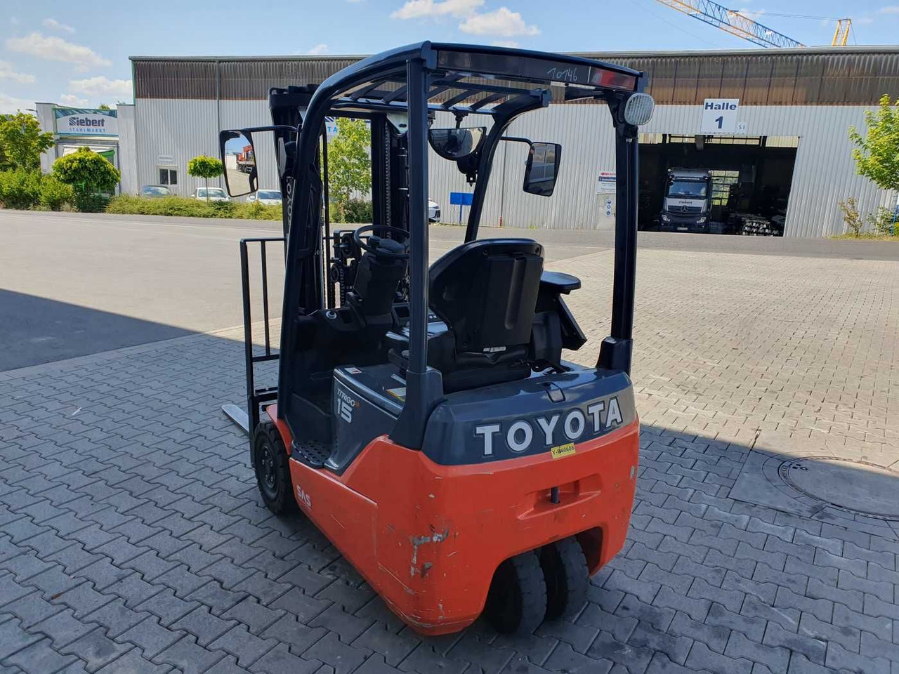 Toyota 8FBET15 / Triplex: 4.30m / nur 1.842h! / SS - Електрокар: снимка 5 Toyota 8FBET15 / Triplex: 4.30m / nur 1.842h! / SS - Електрокар: снимка 5