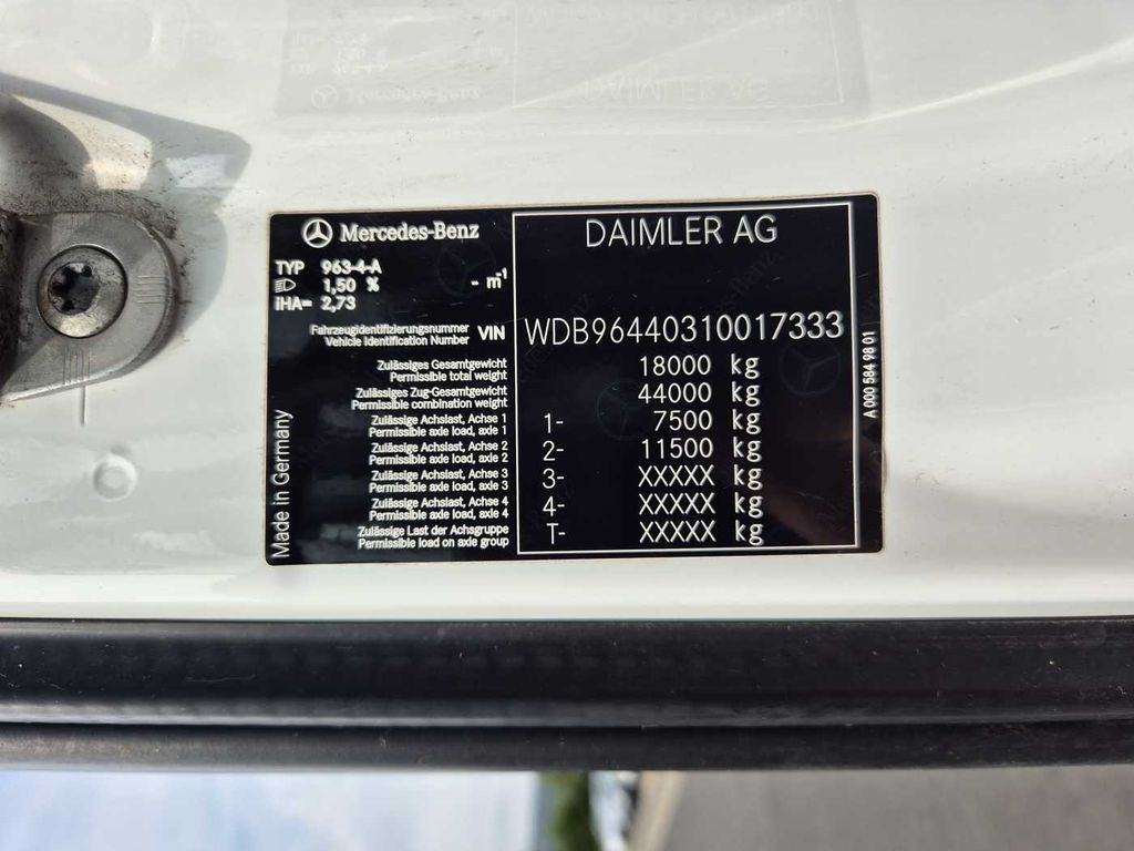 Влекач Mercedes-Benz Arocs 1845 LS 4x4 HAD Retarder Hydraulik Navi: снимка 15