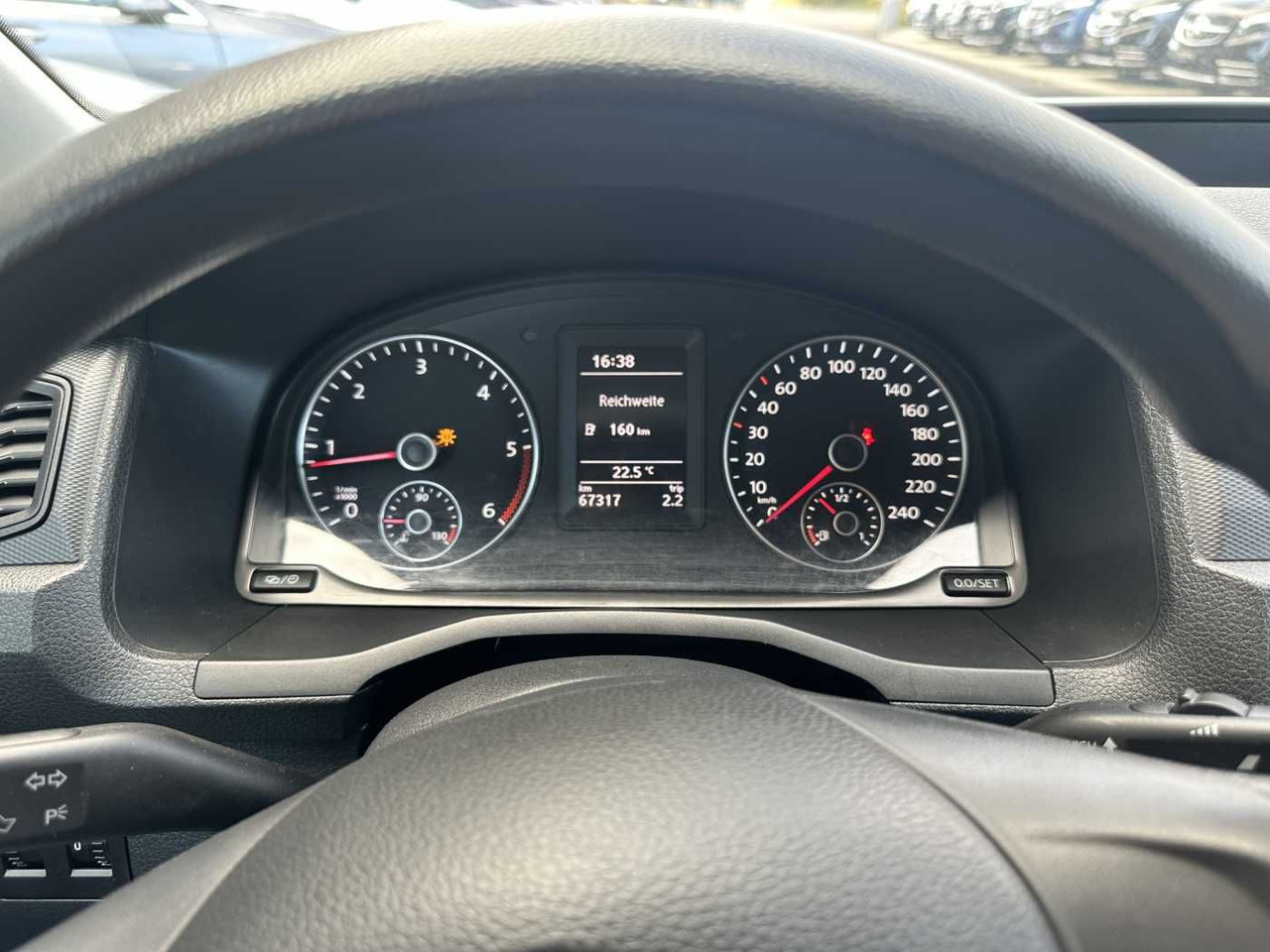 Нови Малък ван Volkswagen Caddy 1.6 TDI Klima Navi 8Räder Trennwand klappb: снимка 15