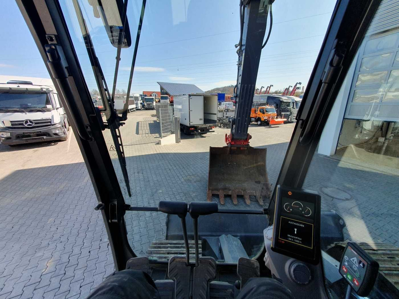 Верижен багер Volvo ECR 355E NL / nur 534h! / HS25 / Schild / 1x TL: снимка 13