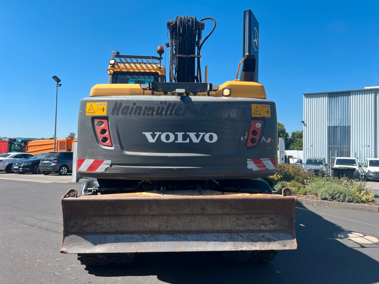 Volvo EW160D / 2014 / 1xTieflöffel / Forstschutzgitter - Колесен багер: снимка 5 Volvo EW160D / 2014 / 1xTieflöffel / Forstschutzgitter - Колесен багер: снимка 5