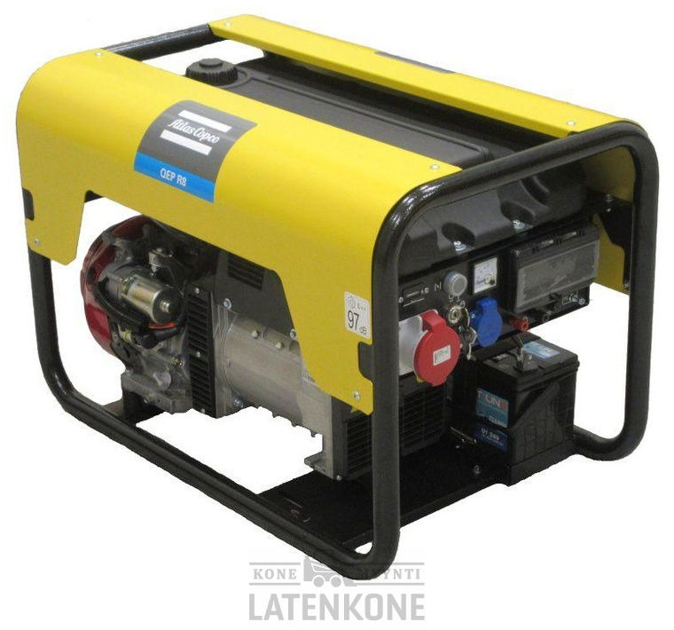 Atlas Copco QEP R8 Bensa Generaattori. - Електрогенератор: снимка 1 Atlas Copco QEP R8 Bensa Generaattori. - Електрогенератор: снимка 1