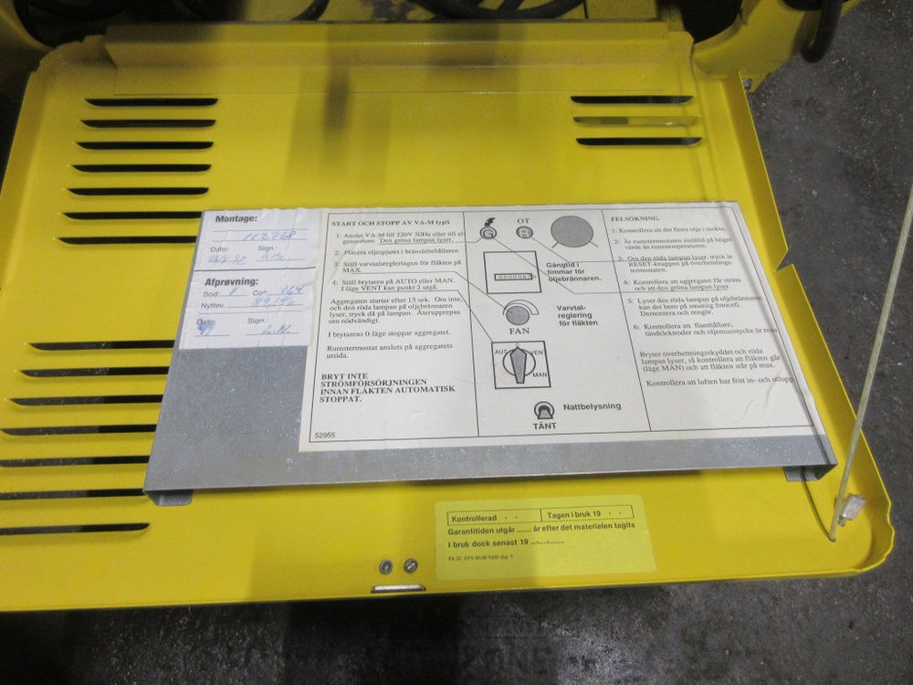 Топлинна пушка Hallilämmitin 40kW diesel: снимка 17