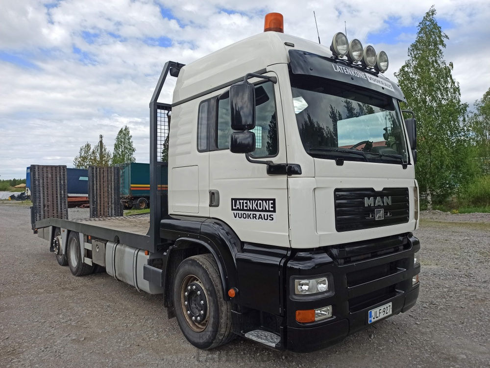 MAN TGA 6x2 koneenkuljetusauto - Автовоз камион: снимка 1 MAN TGA 6x2 koneenkuljetusauto - Автовоз камион: снимка 1