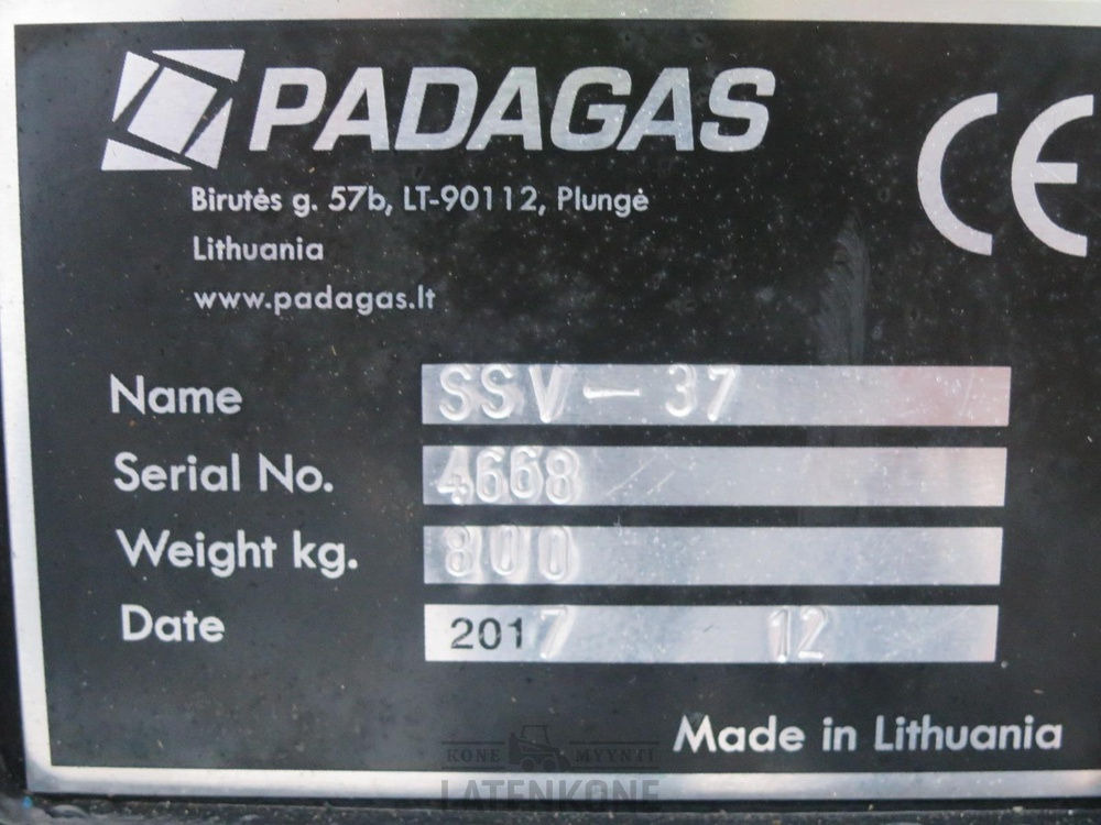 Гребло за сняг Padagas Alueaura SSV-37H 370cm: снимка 17