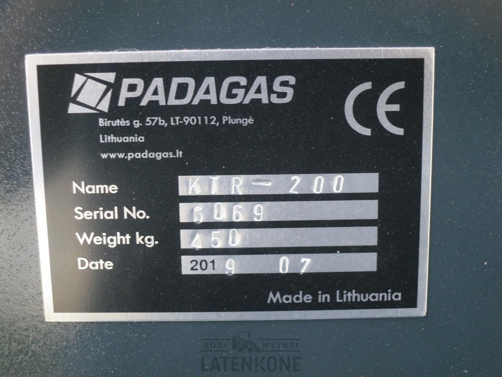 Кофа за Строителна техника Padagas Kurottajan kauha 245cm 2.3m3 ilman sovitetta: снимка 9