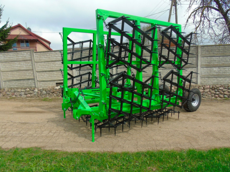 DARMEX 12-section 2-row Tine Harrow - Брана: снимка 2 DARMEX 12-section 2-row Tine Harrow - Брана: снимка 2