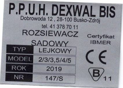 Dexwal fertilizer spreader 300 l - Тороразпръсквачка: снимка 4 Dexwal fertilizer spreader 300 l - Тороразпръсквачка: снимка 4